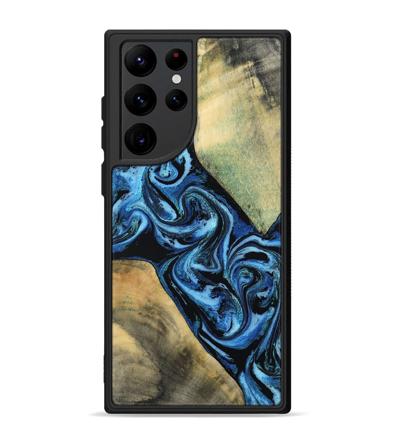 Galaxy S22 Ultra Wood Phone Case - Marni (Blue, 803831)