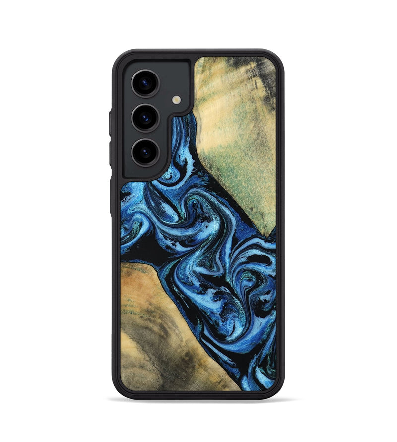 Galaxy S24 Wood Phone Case - Marni (Blue, 803831)
