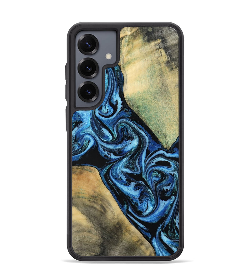 Galaxy S25 Plus Wood Phone Case - Marni (Blue, 803831)