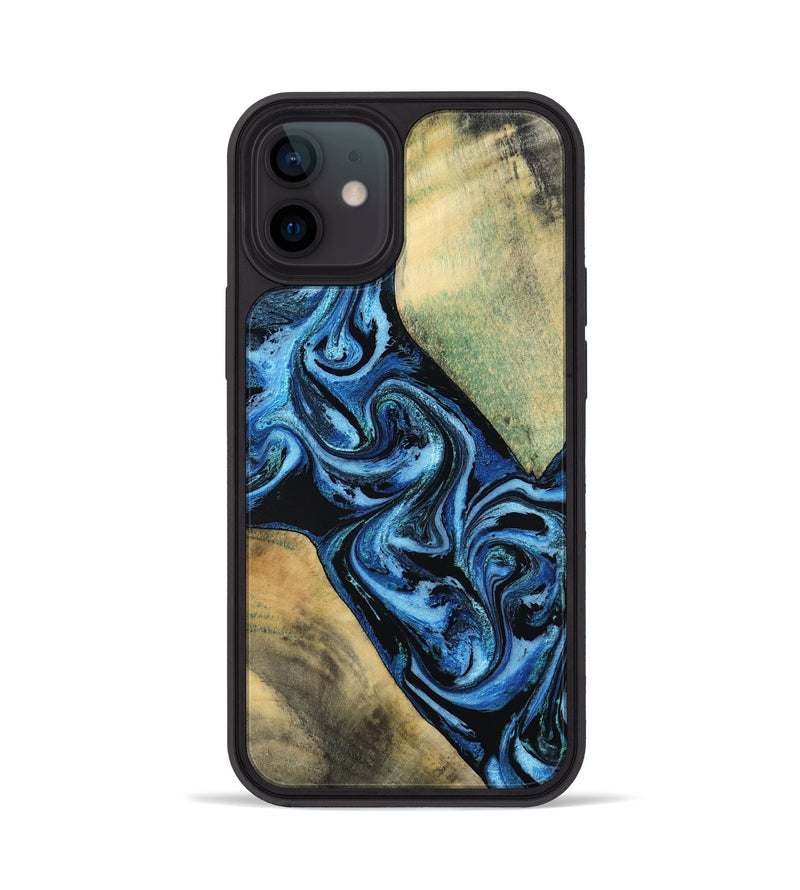 iPhone 12 Wood Phone Case - Marni (Blue, 803831)