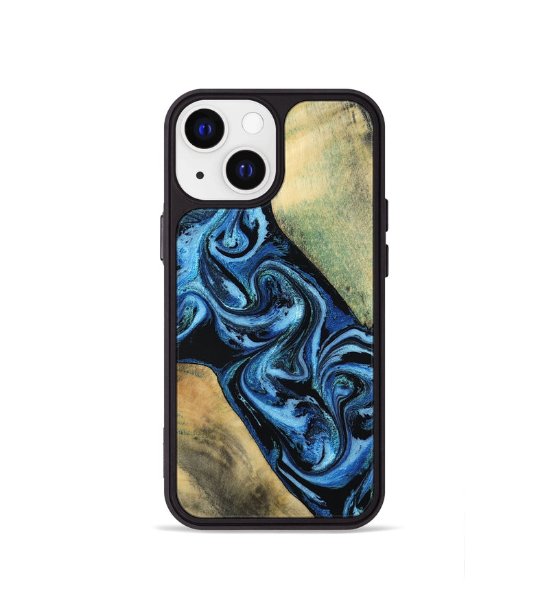 iPhone 13 mini Wood Phone Case - Marni (Blue, 803831)