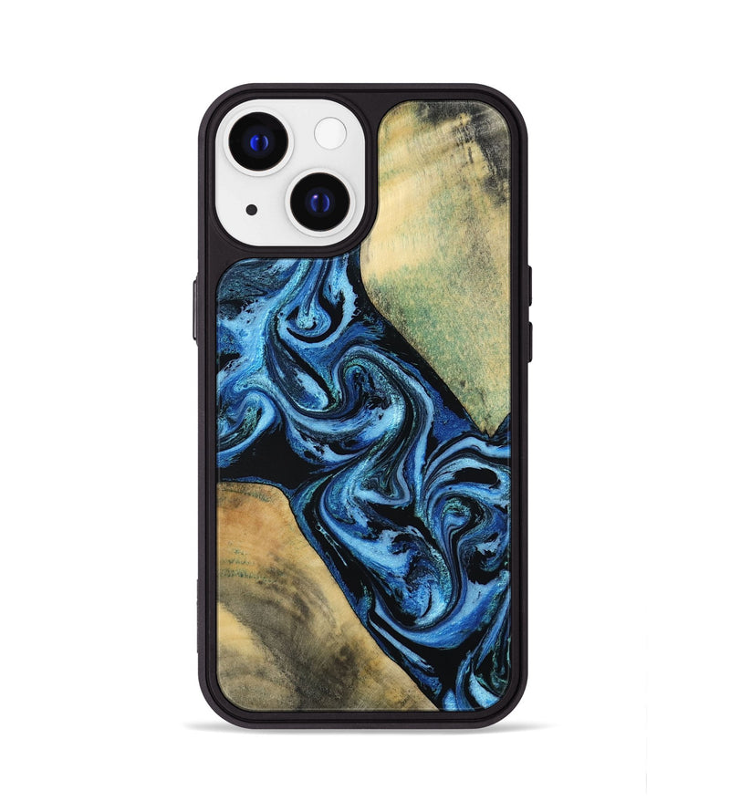 iPhone 13 Wood Phone Case - Marni (Blue, 803831)