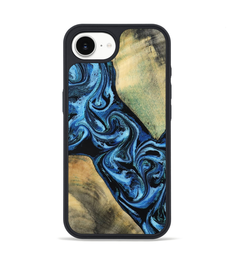 iPhone 16e Wood Phone Case - Marni (Blue, 803831)