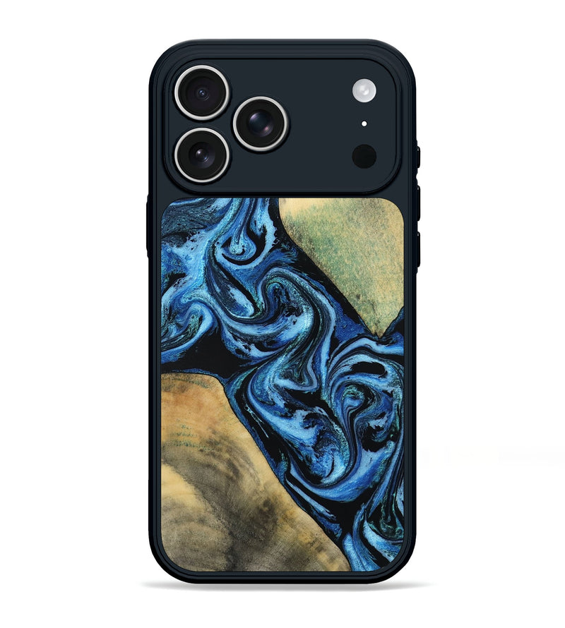iPhone 17 Pro Max Wood Phone Case - Marni (Blue, 803831)