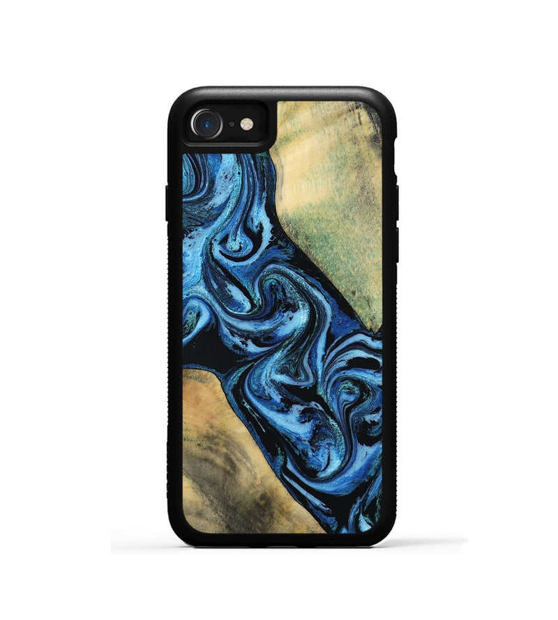 iPhone SE Wood Phone Case - Marni (Blue, 803831)