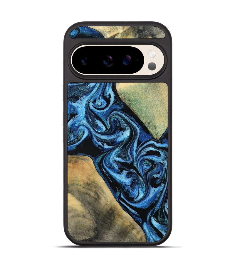 Pixel 10 Wood Phone Case - Marni (Blue, 803831)