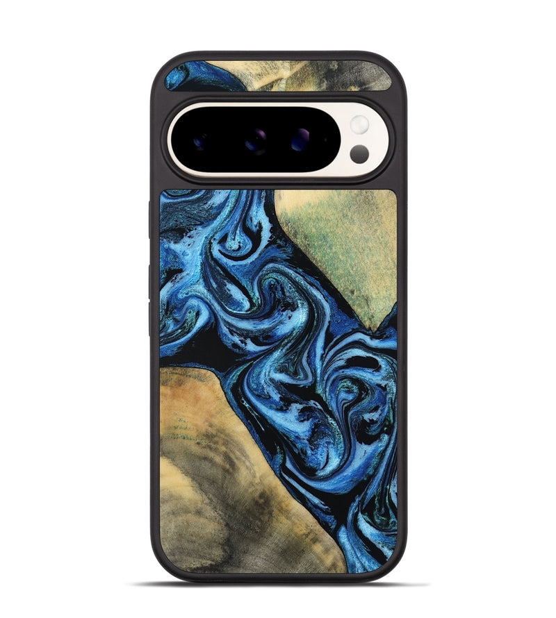 Pixel 9 Wood Phone Case - Marni (Blue, 803831)