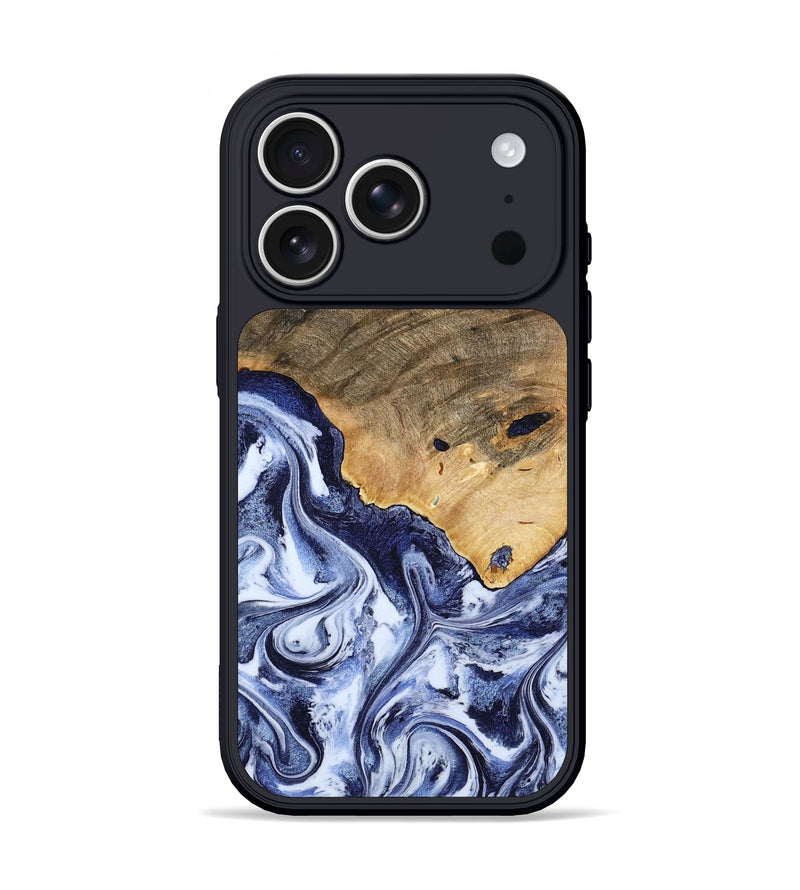 iPhone 17 Pro Wood Phone Case - Beyonce (Blue, 803847)