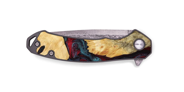 EDC Wood Pocket Knife - Novalee (Red, 803852)