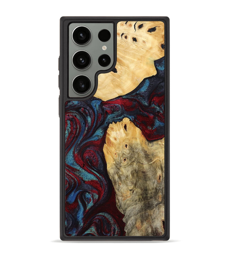 Galaxy S23 Ultra Wood Phone Case - Novalee (Red, 803852)
