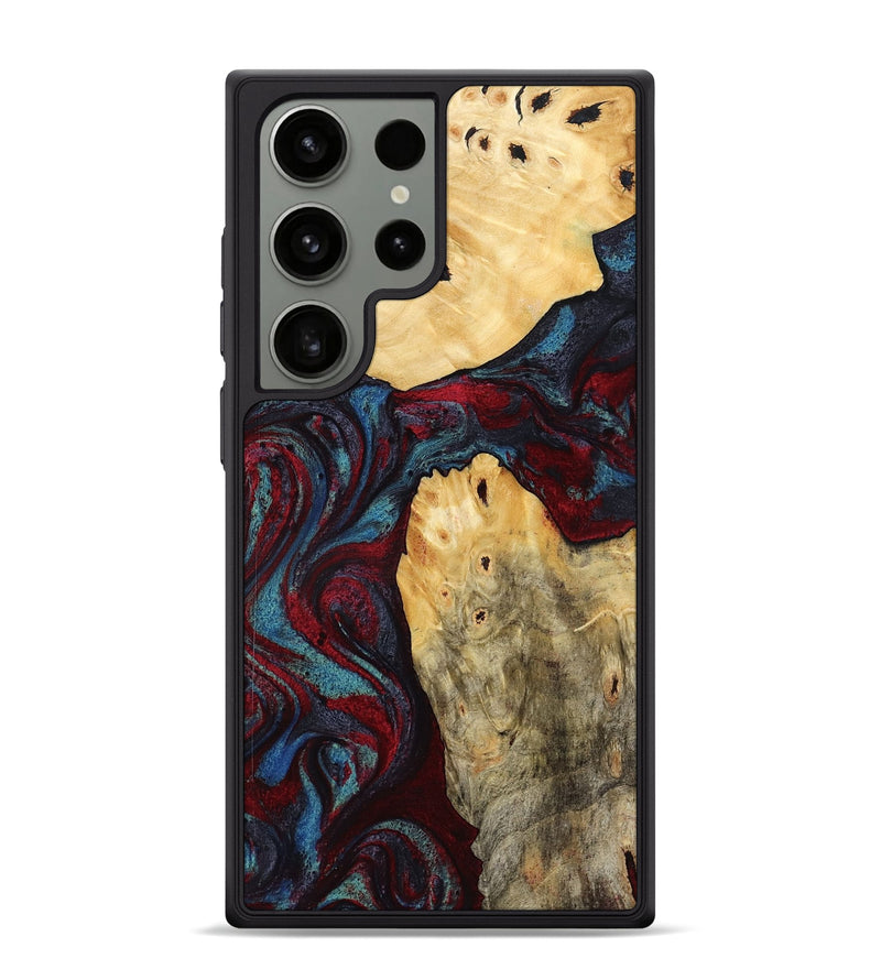 Galaxy S24 Ultra Wood Phone Case - Novalee (Red, 803852)