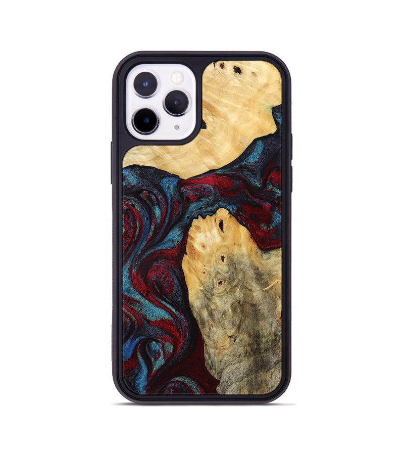 iPhone 11 Pro Wood Phone Case - Novalee (Red, 803852)