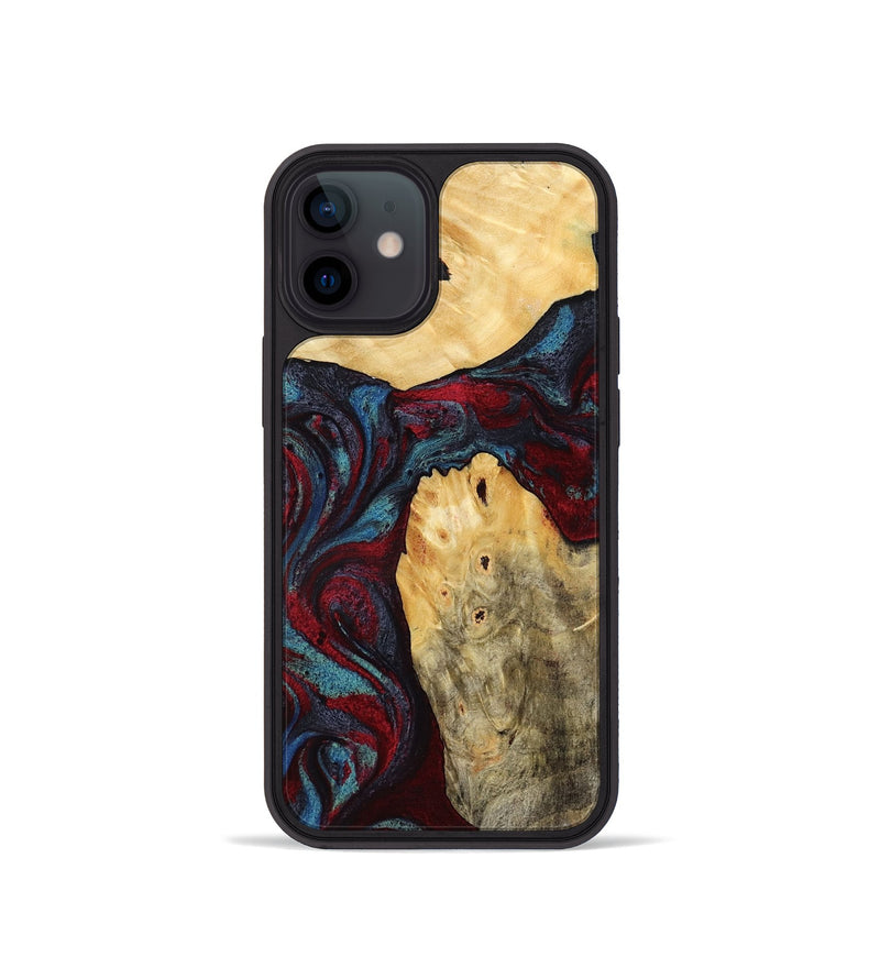 iPhone 12 mini Wood Phone Case - Novalee (Red, 803852)