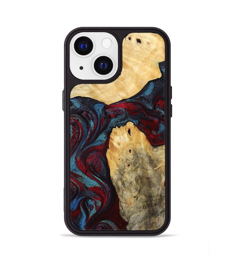 iPhone 13 Wood Phone Case - Novalee (Red, 803852)