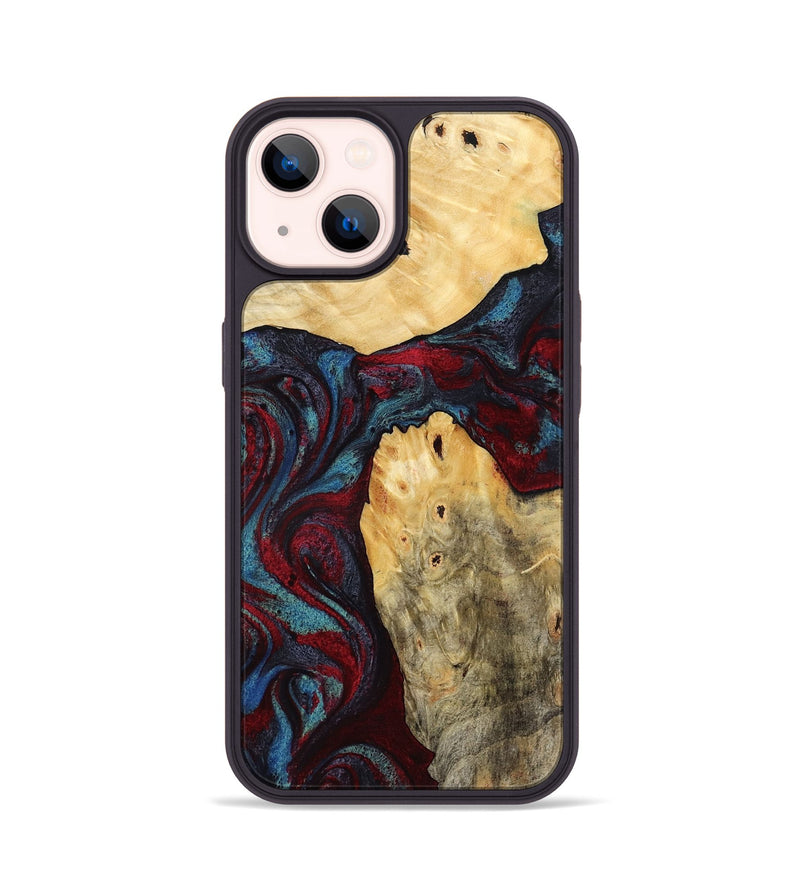 iPhone 14 Wood Phone Case - Novalee (Red, 803852)
