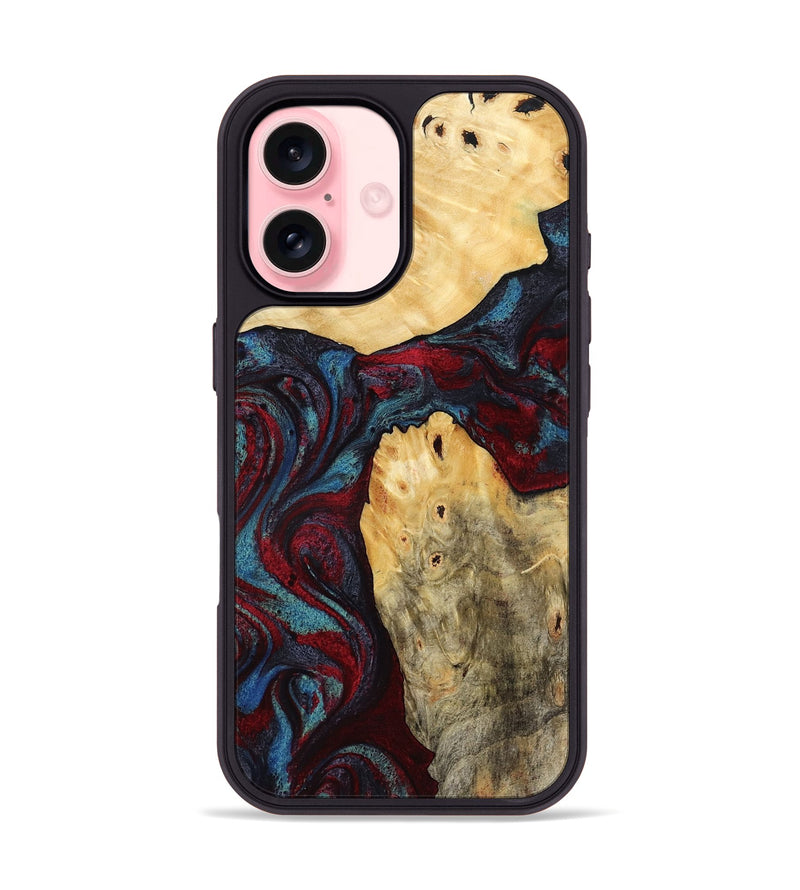 iPhone 16 Wood Phone Case - Novalee (Red, 803852)