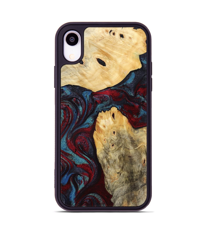 iPhone Xr Wood Phone Case - Novalee (Red, 803852)