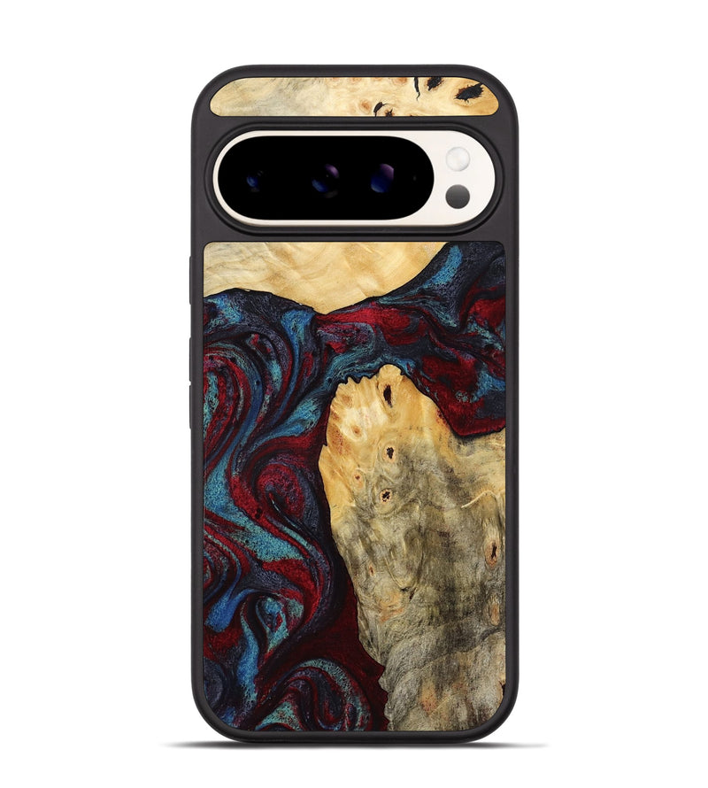 Pixel 9 Wood Phone Case - Novalee (Red, 803852)