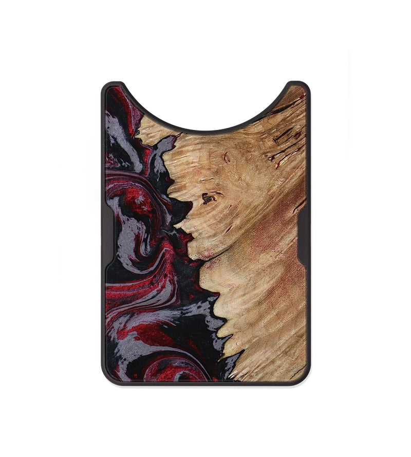 Alloy Wood Wallet - Tamika (Red, 803854)