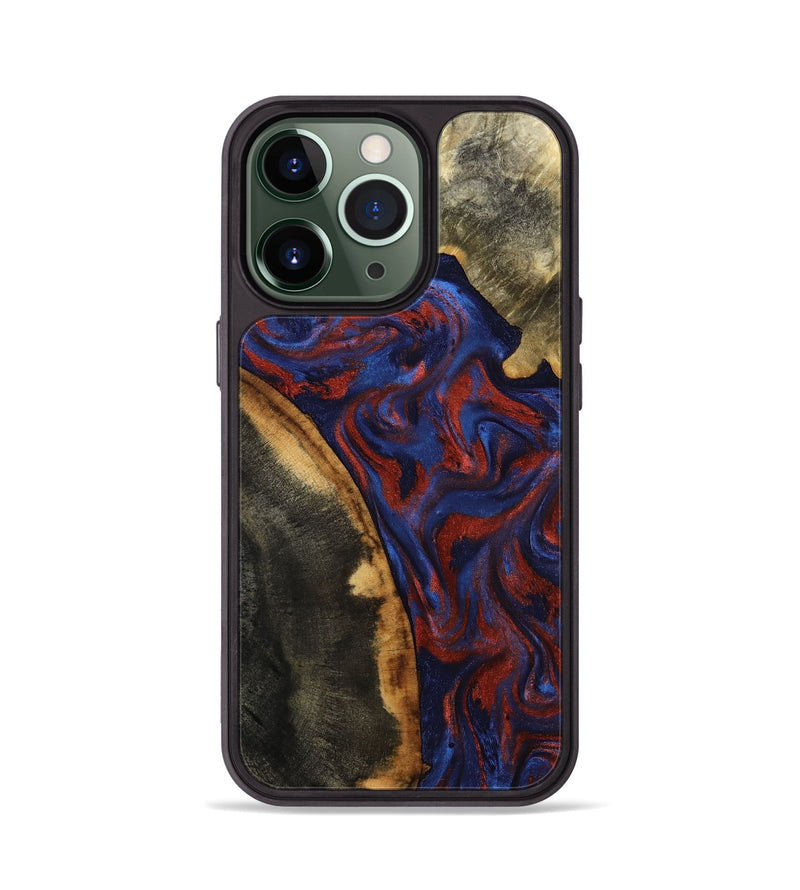 iPhone 13 Pro Wood Phone Case - Vihaan (Red, 803856)