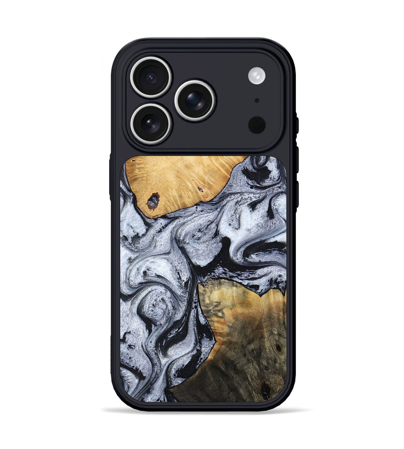iPhone 17 Pro Wood Phone Case - Price (Black & White, 803857)