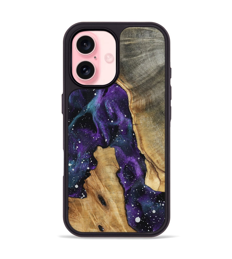iPhone 16 Wood Phone Case - August (Cosmos, 803927)