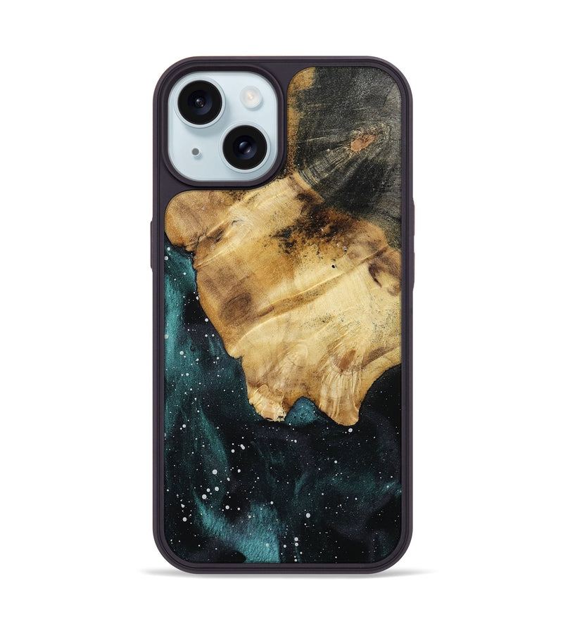 iPhone 15 Wood Phone Case - Dianna (Cosmos, 803955)