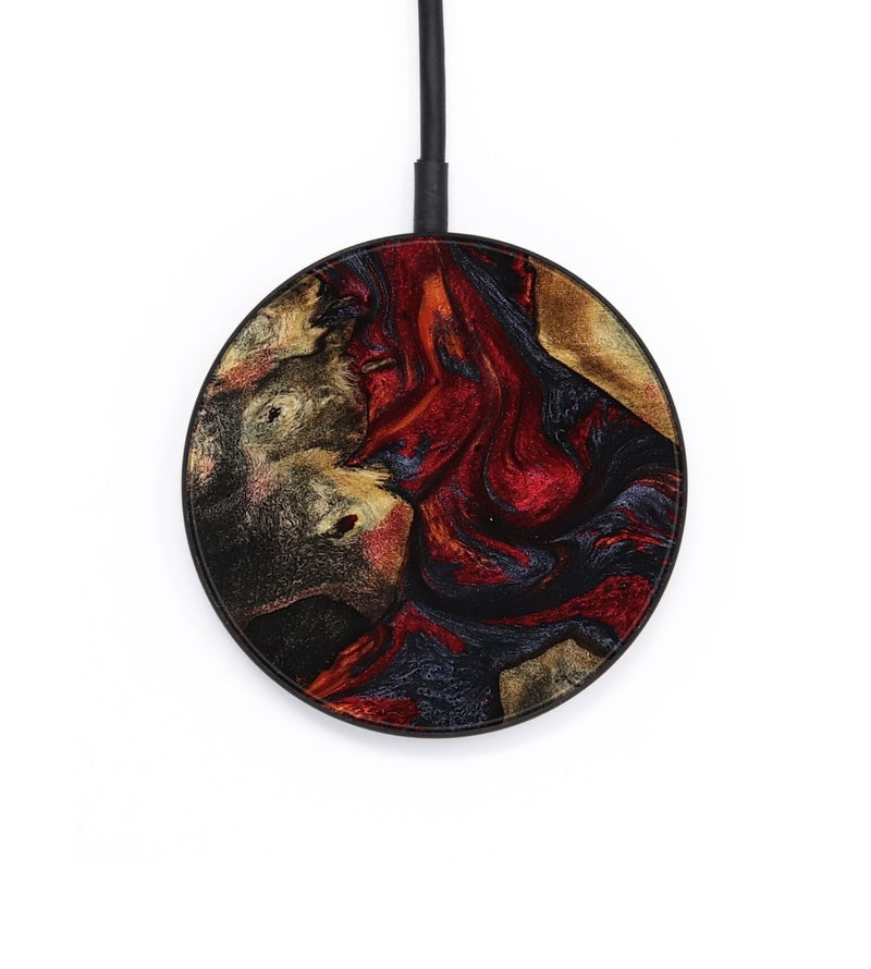 Circle Wood Wireless Charger - Ensley (Red, 803971)