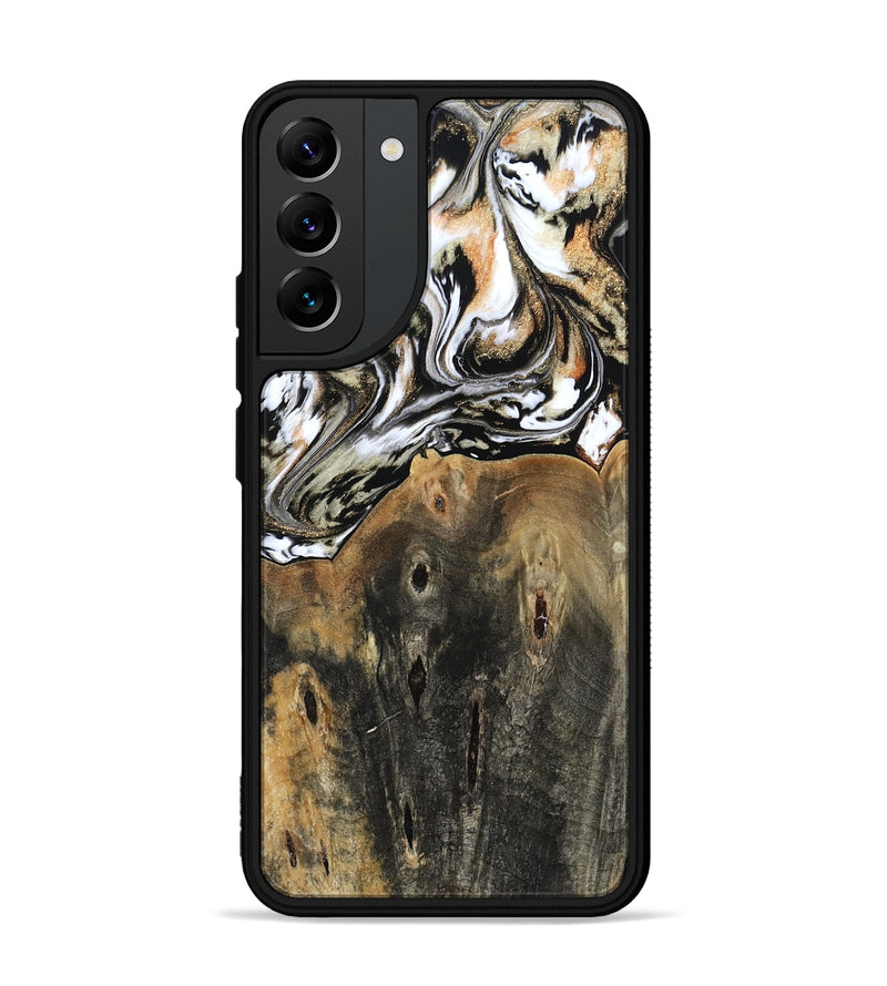 Galaxy S22 Plus Wood Phone Case - Sarahi (Black & White, 803973)
