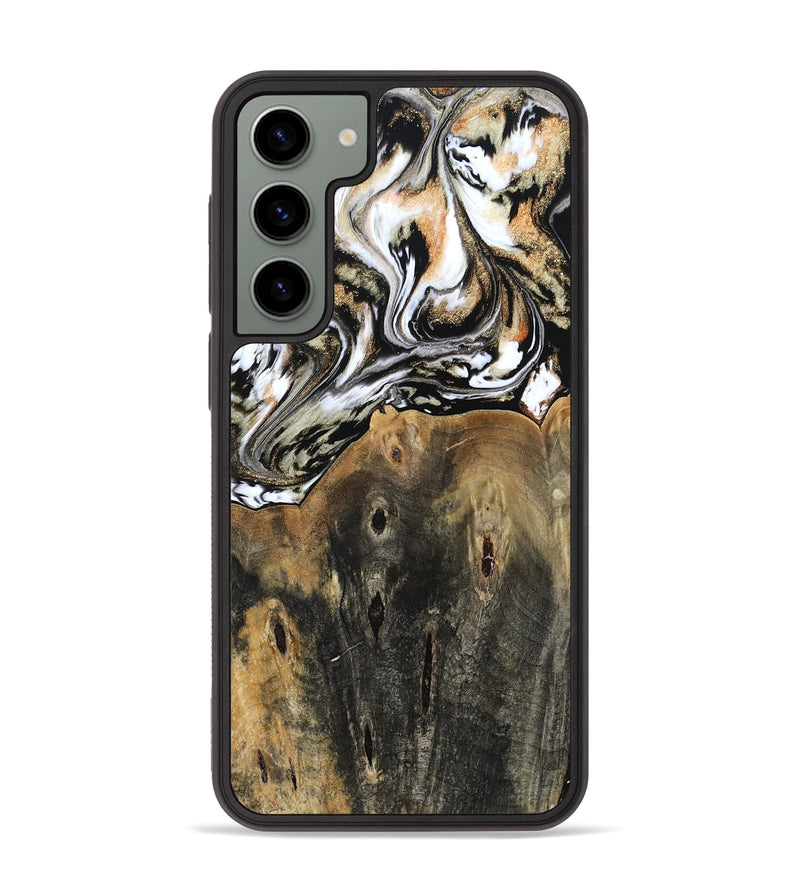 Galaxy S23 Plus Wood Phone Case - Sarahi (Black & White, 803973)