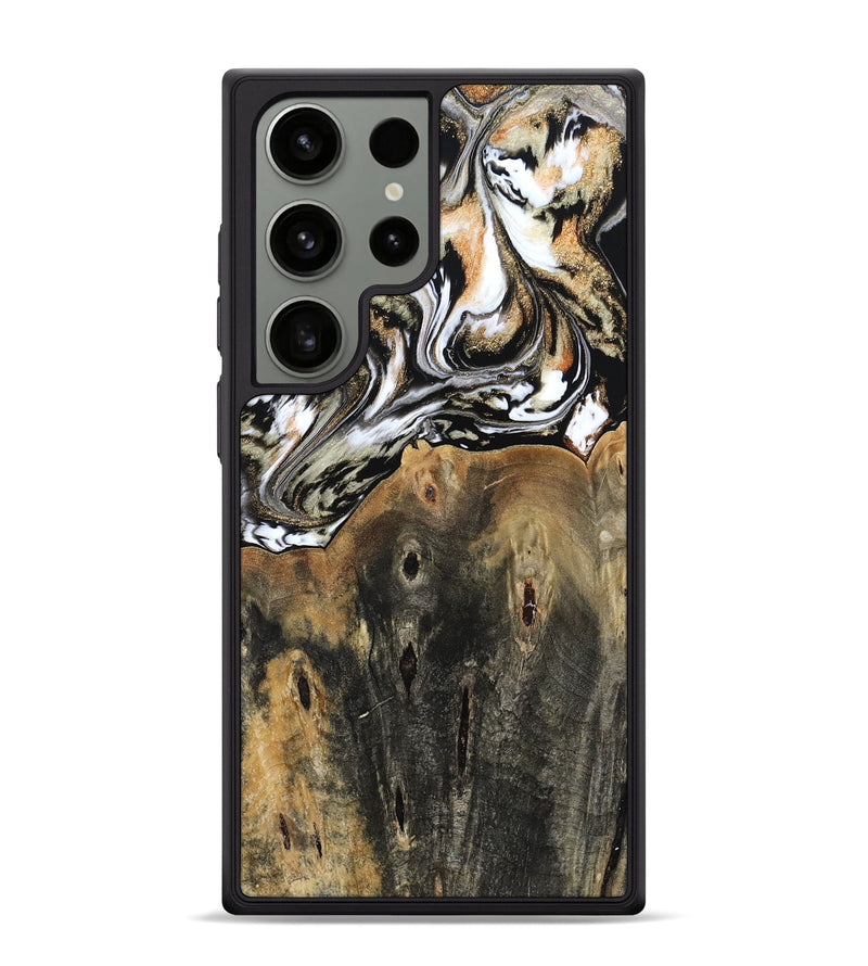 Galaxy S24 Ultra Wood Phone Case - Sarahi (Black & White, 803973)