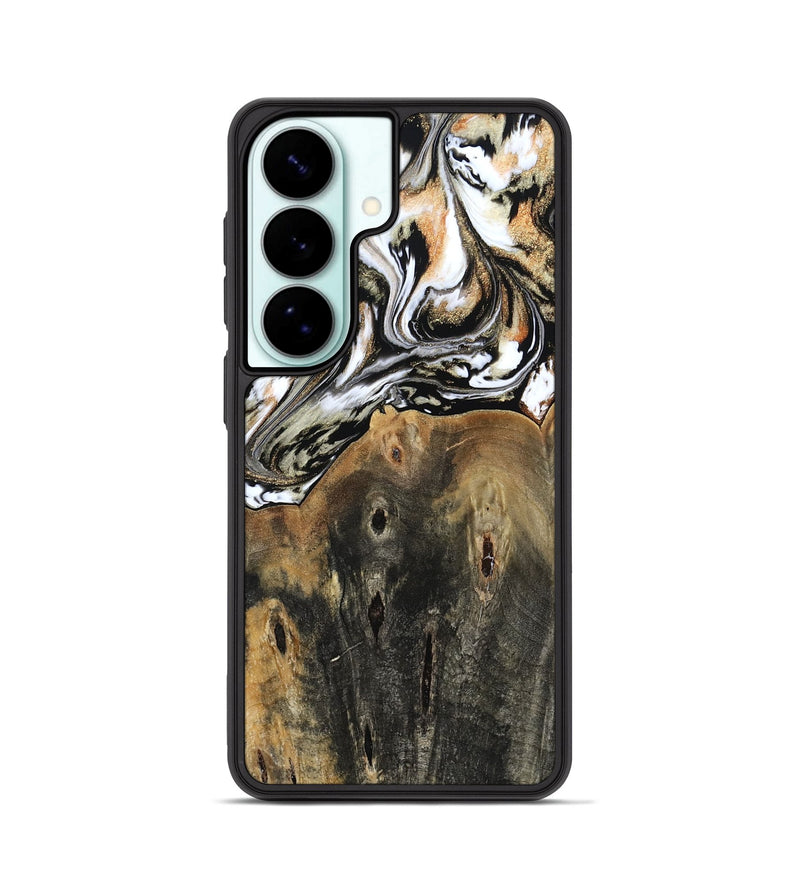Galaxy S26 Wood Phone Case - Sarahi (Black & White, 803973)