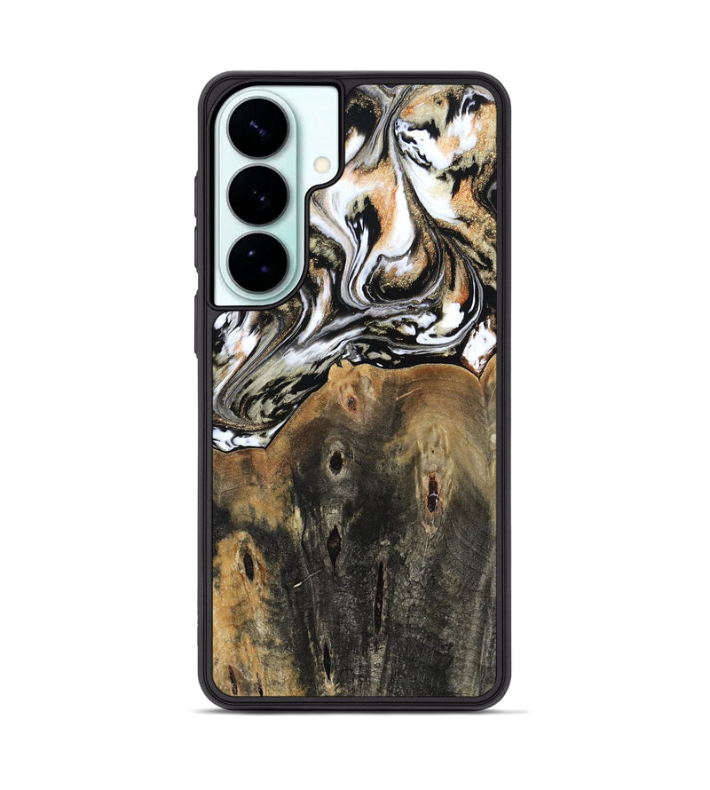 Galaxy S26 Plus Wood Phone Case - Sarahi (Black & White, 803973)
