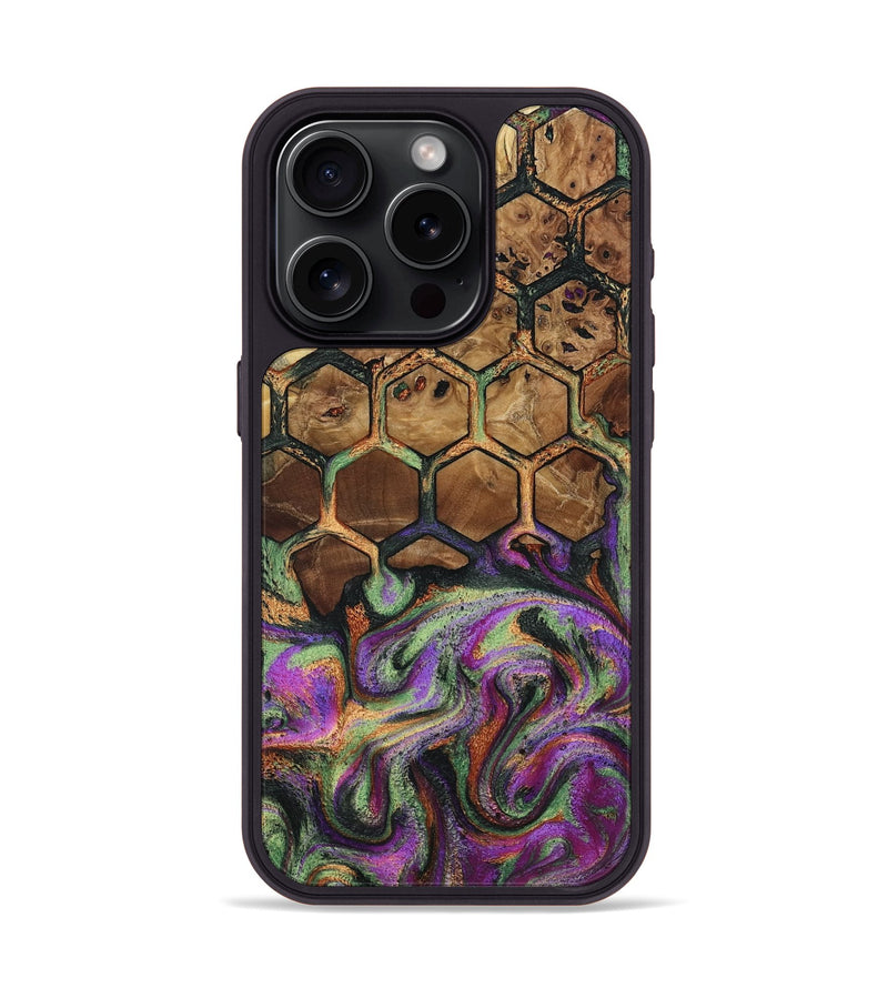 iPhone 15 Pro Wood Phone Case - Madilyn (Pattern, 803981)