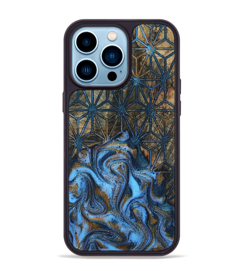 iPhone 14 Pro Max Wood Phone Case - Justin (Pattern, 803995)