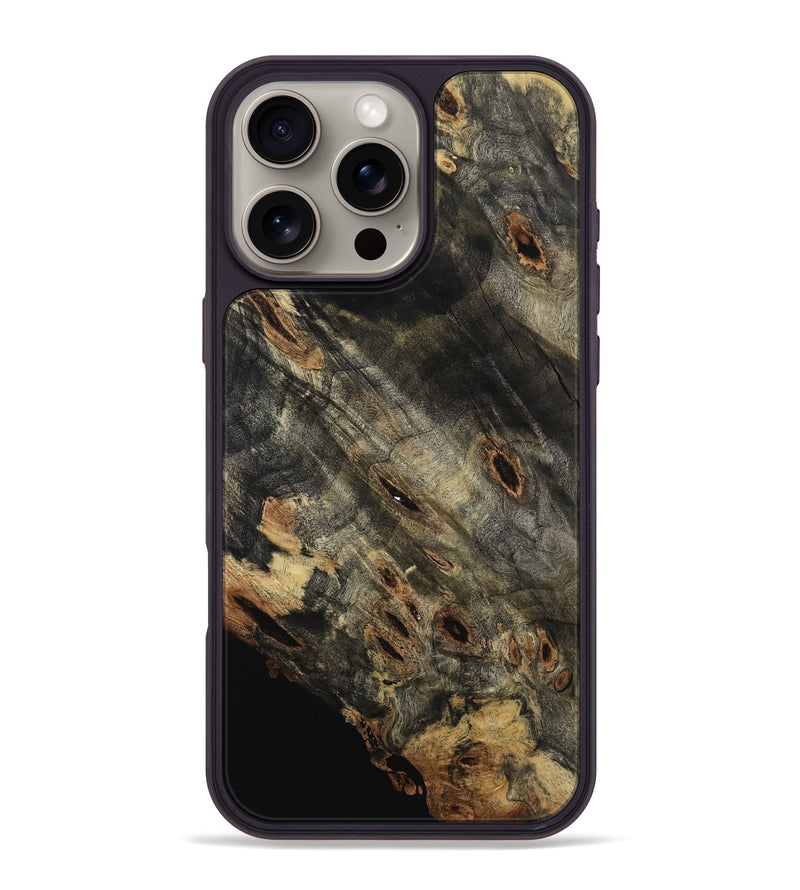 iPhone 16 Pro Max Wood Phone Case - Ximena (Wood Burl, 803998)
