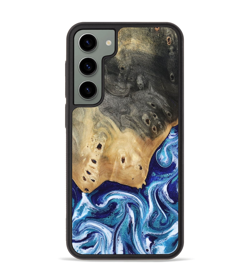 Galaxy S23 Plus Wood Phone Case - Dayana (Blue, 804005)