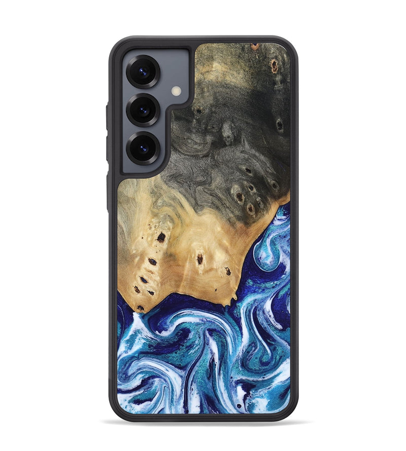 Galaxy S25 Plus Wood Phone Case - Dayana (Blue, 804005)