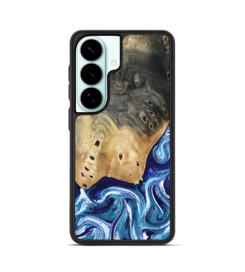 Galaxy S26 Wood Phone Case - Dayana (Blue, 804005)