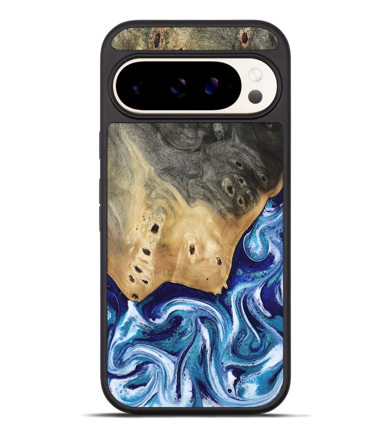 Pixel 9 Pro XL Wood Phone Case - Dayana (Blue, 804005)