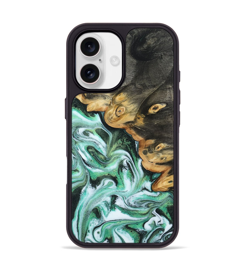 iPhone 17 Wood Phone Case - Yolanda (Green, 804015)