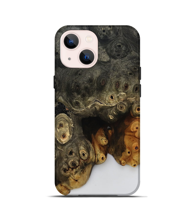 iPhone 13 mini Wood Live Edge Phone Case - Renae (Clear, 804021)