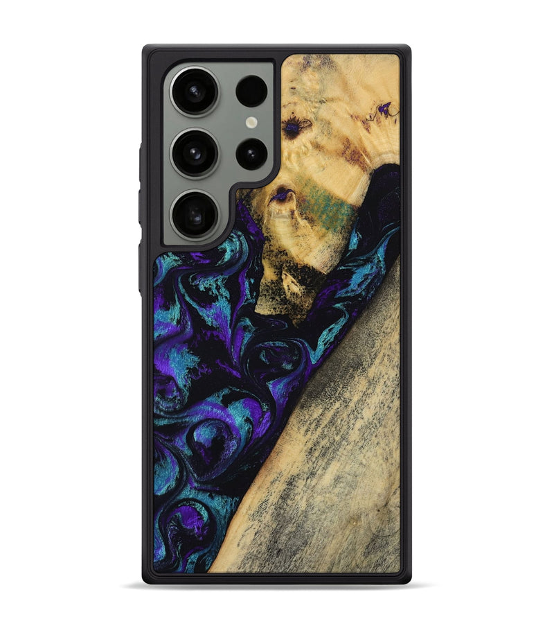 Galaxy S24 Ultra Wood Phone Case - Herman (Purple, 804040)
