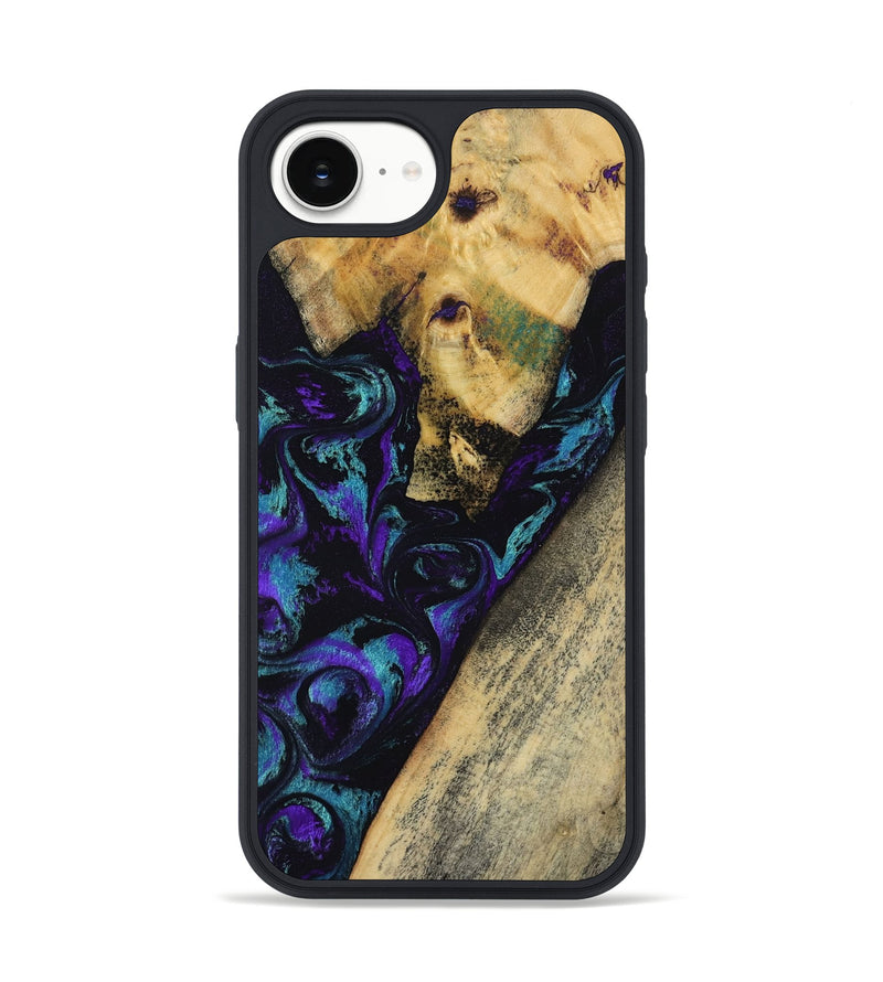 iPhone 16e Wood Phone Case - Herman (Purple, 804040)