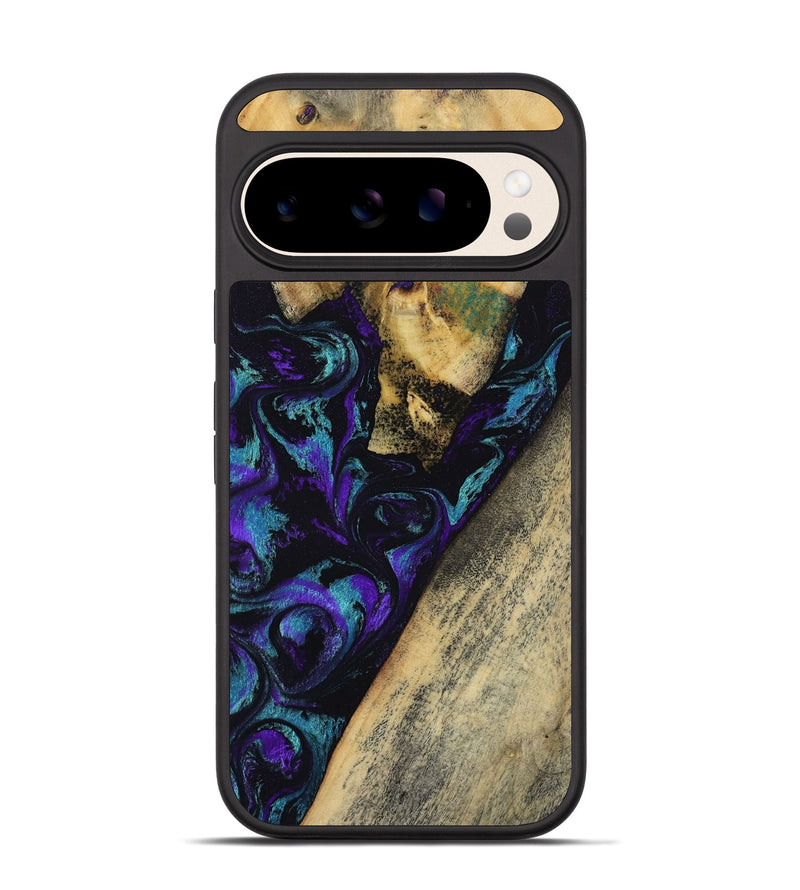 Pixel 10 Pro Wood Phone Case - Herman (Purple, 804040)