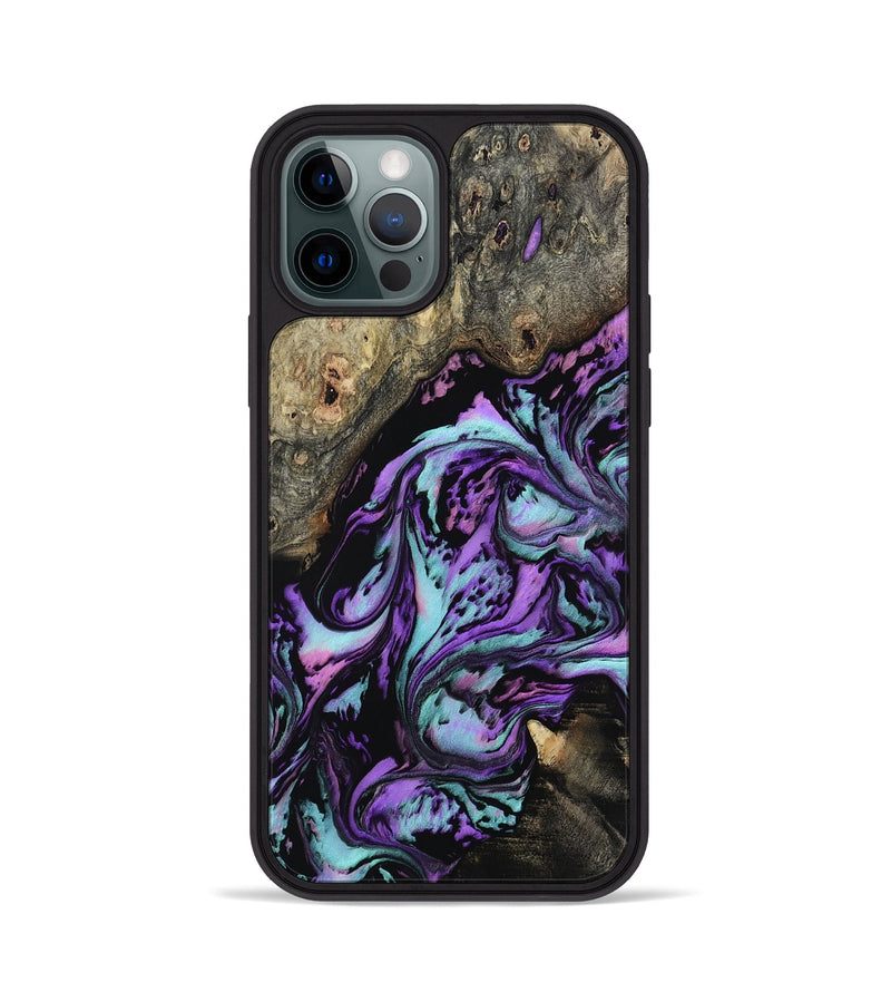 iPhone 12 Pro Wood Phone Case - Eldon (Purple, 804041)