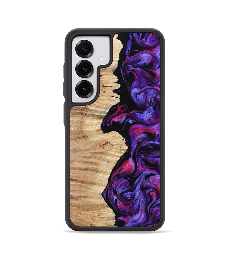 Galaxy S25 Wood Phone Case - Alysia (Purple, 804044)
