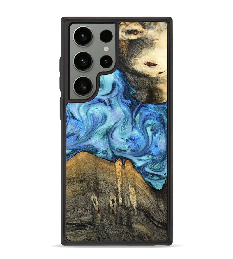 Galaxy S23 Ultra Wood Phone Case - Skylar (Blue, 804050)