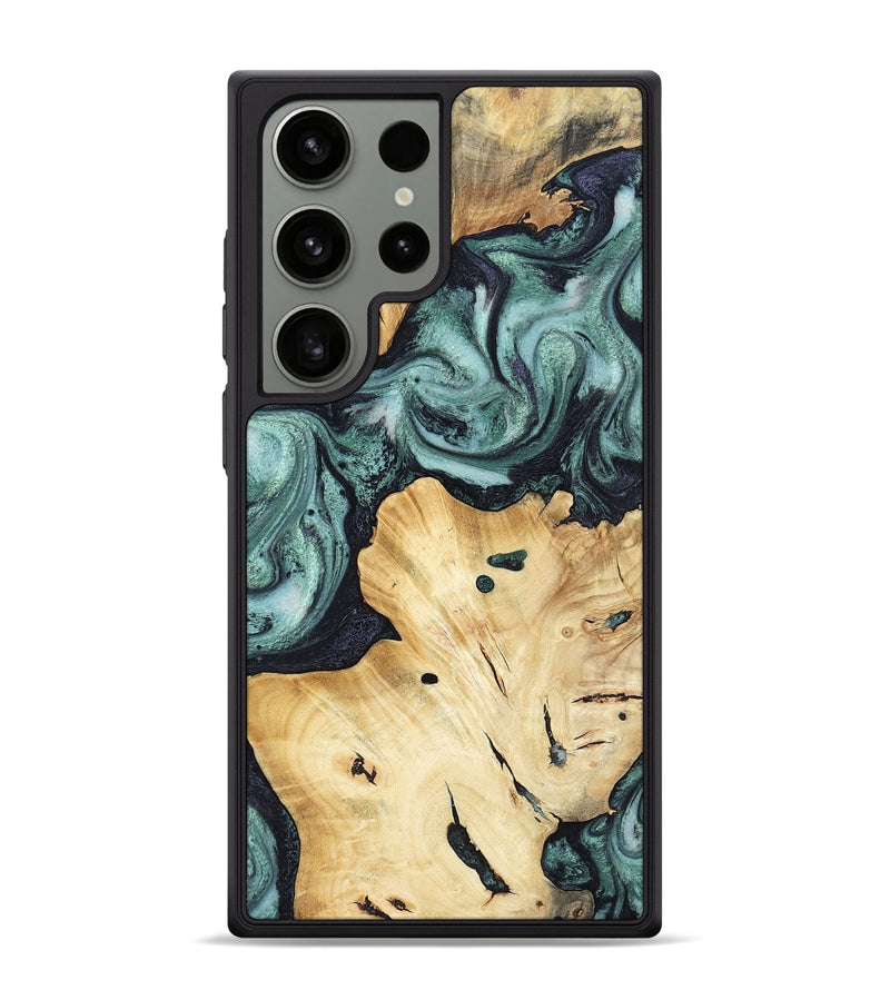 Galaxy S24 Ultra Wood Phone Case - Eliezer (Green, 804067)