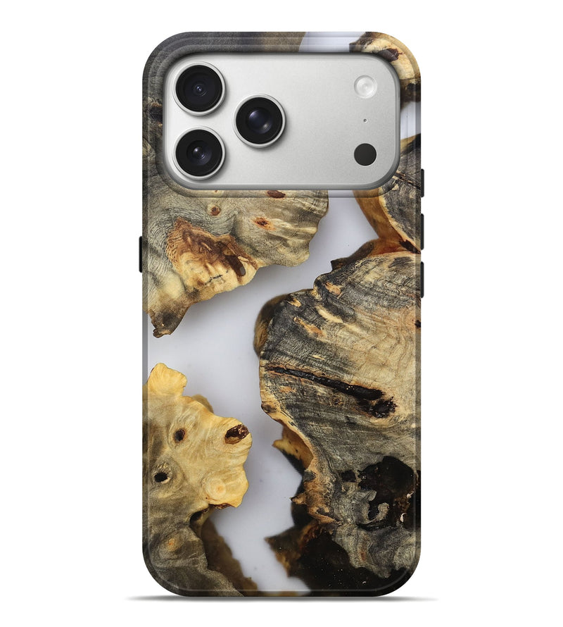 iPhone 17 Pro Max Wood Live Edge Phone Case - Jesse (Clear, 804121)